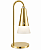 (Latão - Especiais) Abajur Mesa Golden Art M2411LT Pico Lum Recarregável em Latão com LED Integrado - Imagem 1