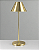 (Latão - Especiais) Abajur de Mesa Golden Art M670-549LT Pirulito 33 Cúpula Alumínio G9 42cm - Imagem 1