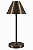 (Latão - Especiais) Abajur Mesa Golden Art M672-549LT Pirulito 53cm Cúpula Alumínio Lâmpada G9 62cm - Imagem 1