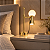 (Latão - Especiais) Abajur Mesa Golden Art Pivô M9900LT Bola de Vidro, Spot GU10 e Soquete G9 43cm - Imagem 3