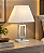 (Latão - Especiais) Abajur de Mesa Golden Art M633LT Retângulo 15x10 x45cm Lâmpada E27 Altura 45cm - Imagem 2