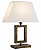 (Latão - Especiais) Abajur Mesa Golden Art M634LT Retângulo 30x20cm E27 Altura 67cm - Imagem 1