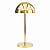 (Latão - Especiais) Abajur Mesa Golden Art M800-25LT Sfera Cúpula Ø25cm em Latão e 2 Lâmpadas G9 49cm - Imagem 1