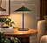 Abajur de Mesa Golden Art Thai com Luz Indireta LED 9W e Acabamento em Pintura 50cm M2211PI - Imagem 3