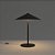 Abajur de Mesa Golden Art Thai com Luz Indireta LED 9W e Acabamento em Pintura 50cm M2211PI - Imagem 4