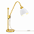 (Latão Especiais) Abajur Mesa Golden Art M668LT Volts Telescópico E27 Altura Máxima 73cm - Imagem 1