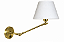 (Latão - Especiais) Arandela Angle Golden Art P470LT com Braço Articulado e Soquete E27 - Imagem 2