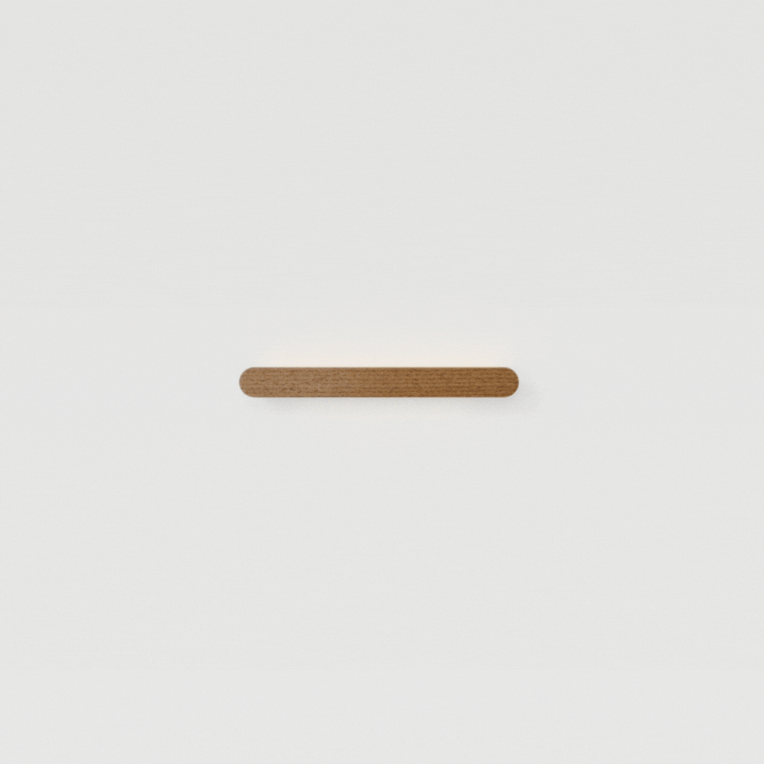 Arandela Barra Linear Golden Art P620-70MD 70 cm com Tubo LED T8 60 cm e Acabamento em Madeira - Imagem 3