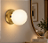 (Latão) Arandela Bola Golden Art P755-12LT 12 cm em Latão com Soquete G9 - Imagem 2