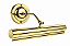 (Latão - Especiais) Arandela Calha Tubular Golden Art P907LT 30 cm 2 Soquetes G9 - Imagem 1