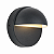 (Pintura) Arandela Dot Golden Art P2400PI Balizador Concha e LED Integrado 3W - Imagem 1