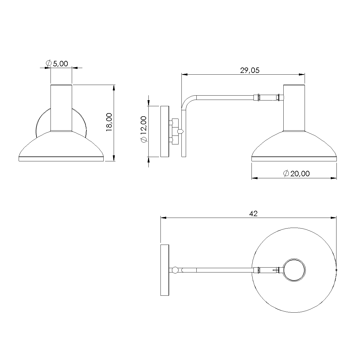 Arandela Dri Golden Art com Pintura e 1 Soquete GU10 P2155PI - Imagem 6