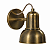 (Latão - Especiais) Arandela Escriba Golden Art P1810LT em Soquete E27 | 27 cm - Imagem 1
