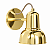(Latão - Especiais) Arandela Escriba Golden Art P1810LT em Soquete E27 | 27 cm - Imagem 2