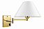 (Latão - Especiais) Arandela Golden Art P334LT Braço 1/2” com 30cm, 1 Articulação Soquete E27 - Imagem 1