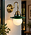 (Latão - Especiais) Arandela Golden Art P261-15LT Colonial com Vidro Esférico Ø 15cm e Soquete E27 37cm - Imagem 2