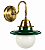 (Latão - Especiais) Arandela Golden Art P261-15LT Colonial com Vidro Esférico Ø 15cm e Soquete E27 37cm - Imagem 1