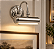 (Latão - Especiais) Arandela Golden Art Érica P300-20LT com Calha de 20cm e Soquete E27 - Imagem 2