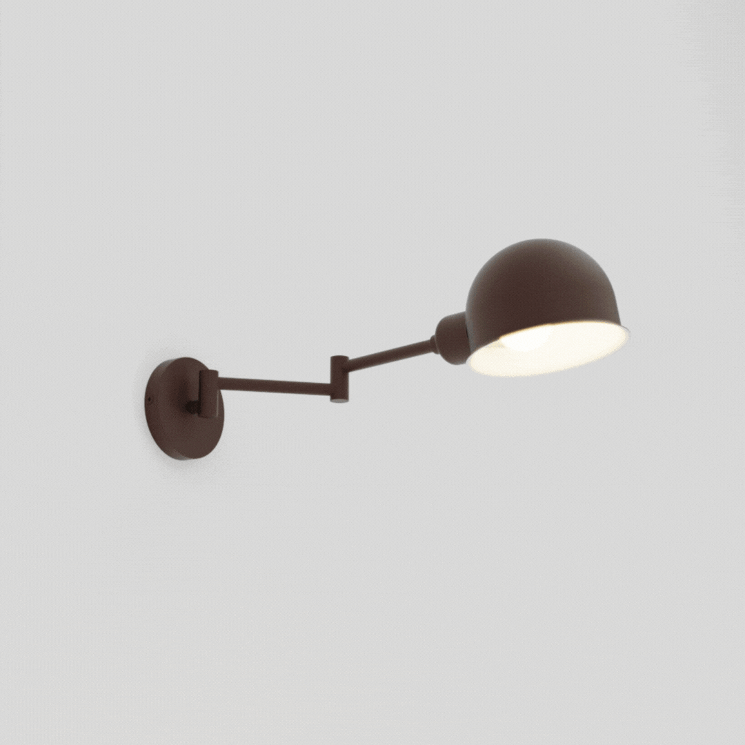 Arandela Golden Art Juddy em Latão com Tubo de 50cm, 2 Articulações e Soquete E27 P204LT - Imagem 2