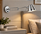 (Latão - Especiais) Arandela Golden Art P250LT Juliette Articulada em Latão com Braço de 55cm e Soquete G9 - Imagem 2