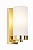 (Latão - Especias) Arandela Golden Art P358-24LT Tubo de Vidro 26cm x 9cm x 12cm E27 - Imagem 1
