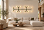 (Pintura) Arandela GRAPP 12 Golden Art P2820-12PI 12 x G9 – Design Moderno - Imagem 2