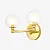 Arandela GRAPP 2 Soquetes G9 em Latão – Design Elegante Golden Art P2820-2LT - Imagem 1