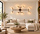 (Pintura) Arandela GRAPP 8 Golden Art P2820-8PI 8x G9 – Design Moderno - Imagem 2