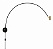 Arandela Grayce Arco Golden Art 150 cm com Pintura e Soquete GU10 P2160A-150PI - Imagem 1