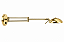 (Latão - Especiais) Arandela Jully Golden Art P680LT Articulada 72 cm de Largura | G9 - Imagem 1
