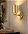 (Latão - Especiais) Arandela Milka Golden Art P2310E-1LT com 1 Soquete E27 | 15 cm - Imagem 2