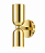 (Latão - Especiais) Arandela Milka Golden Art P2310E-2LT 2 Soquetes E27 | 20 cm - Imagem 1