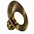 (Latão - Especiais) Arandela Orvalho Golden Art P1820-1LT com LED Integrado 3W | 27 cm - Imagem 3