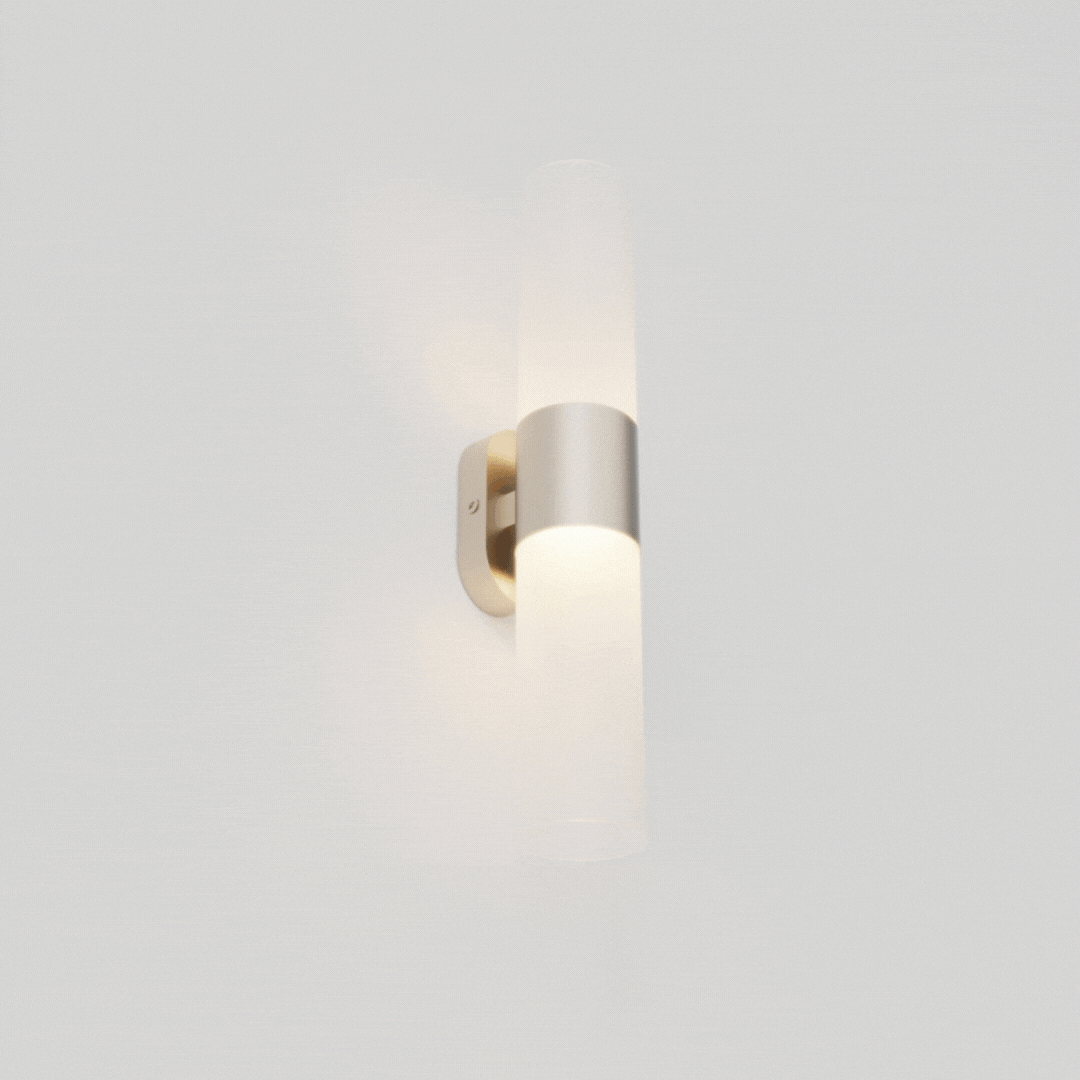 Arandela Parr Golden Art 33 cm com 2 Focos LED Integrados e Pintura P2466-2L-PI - Imagem 3