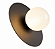 (Pintura) Arandela Punto Golden Art P2010PI Disco 20 cm com Soquete G9 - Imagem 1