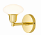 (Latão - Especiais) Arandela Roid Golden Art P2801-1LT com 1 Soquete G9 | 18 cm - Imagem 1