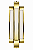 (Latão - Especiais) Arandela Romana Golden Art P375LT 62x18x12 - 2x E27 - Imagem 3