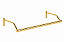 (Latão - Especiais) Arandela Tarsila Golden Art P380-40LT 40 cm 1/2” com Kit LED e Deslocamento - Imagem 1