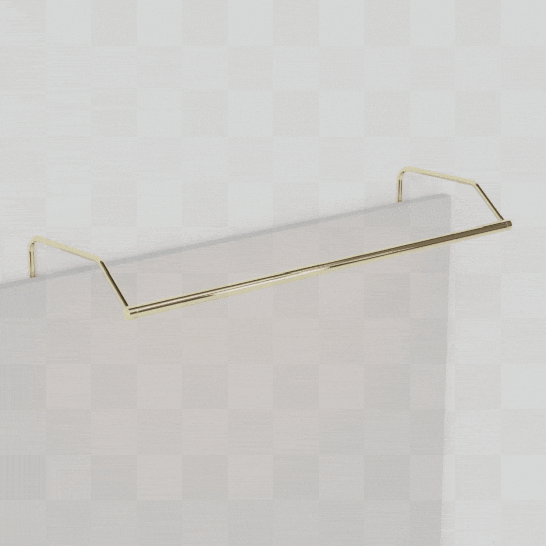 Arandela Tarsila Golden Art 60 cm em Latão 1/2” com Kit LED e Deslocamento P380-60LT - Imagem 5