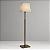 (Latão - Especiais ) Coluna de Iluminação Golden Art Anitta Telescópica em Latão com Base Quadrada Ajustável 130–180cm C222LT - Imagem 1