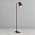 (Latão - Especiais) Coluna Golden Art Brida em Latão com Base Retangular e Lâmpada E27 130cm C760LT - Imagem 2