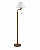 (Latão - Especiais ) Coluna de Iluminação Golden Art Britner Telescópica em Latão com Haste Curva Ajustável 140–185cm C226LT - Imagem 1