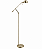 (Latão - Especiais ) Coluna de Iluminação Golden Art Danny Articulada em Latão com Lâmpada G9 Altura Média 140cm C685LT - Imagem 1