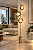 (Latão - Especiais) Coluna de Iluminação Golden Art Orvalho em Latão com 3 LEDs de 3W 170cm C1820-3LT - Imagem 1
