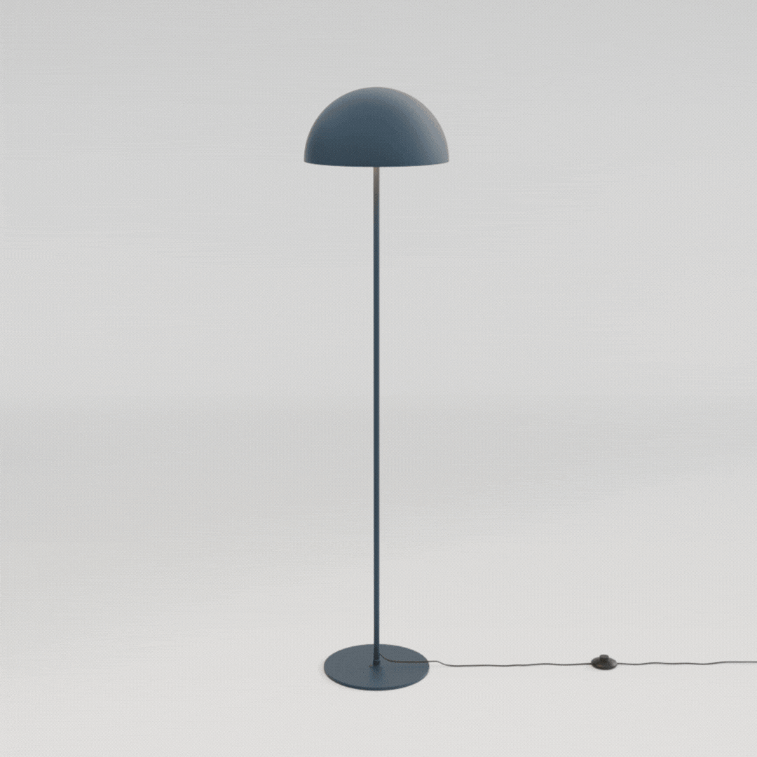 Coluna de Iluminação Golden Art Sfera em Latão com Cúpula Ø35cm e 2 Lâmpadas E27 151cm C800-35LT - Imagem 7