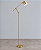 (Pintura) Coluna Iluminação C785PI Golden Art Tamy Articulada Pintura Aço Alumínio G9 Altura Média 140cm - Imagem 1