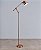 (Pintura) Coluna Iluminação C785PI Golden Art Tamy Articulada Pintura Aço Alumínio G9 Altura Média 140cm - Imagem 2