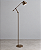 (Latão - Especiais) Coluna C785LT Iluminação Golden Art Tamy Articulada em Latão G9 Altura Média 140cm - Imagem 2