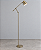 (Latão - Especiais) Coluna C785LT Iluminação Golden Art Tamy Articulada em Latão G9 Altura Média 140cm - Imagem 1