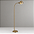 (Latão Especiais) Coluna Golden Art Zara em Latão com Haste Flexível e Lâmpada E27 Altura Média 135cm C667LT - Imagem 2
